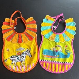 Mackenzie Childs toddler Bib Set